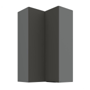 Przejdź do produktu Szafka kuchenna górna narożna 60x60 GN-108 1F (90*) ARIANA GRAFIT /ANTRACYT  grafit/antracyt 