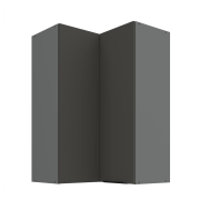 Przejdź do produktu Szafka kuchenna górna narożna 60x60 GN-90 2F (90*) ARIANA GRAFIT /ANTRACYT  grafit/antracyt 