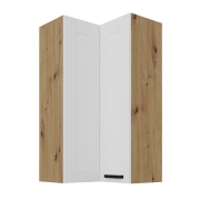 Przejdź do produktu Szafka kuchenna górna narożna 60x60 GN-108 2F (90*) biały mat / dąb artisan LUNEA WH/AR 