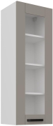 Przejdź do produktu Szafka kuchenna górna witryna 40 GS-108 1F jasny szary/biały mat LUNEA CLAYGREY/WH 