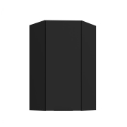 Przejdź do produktu Szafka kuchenna górna narożna 60x60 GN-108 1F (45*) czarny mat SIENNA