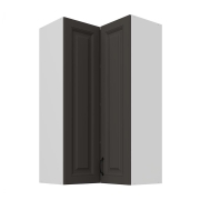 Przejdź do produktu Szafka kuchenna górna narożna 60x60 GN-108 1F (90*) grafit/biały mat KLEO GRMAT/WH  