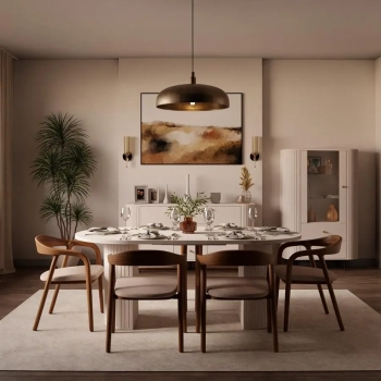 stół ceres z metalowymi nogami industrialny