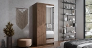 Przejdź do produktu Szafa ELENA DL2D 90 cm  z lustrem dąb lefkas