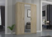 Przejdź do produktu Szafa ELENA WH3D-LUSTRO 133cm dąb sonoma