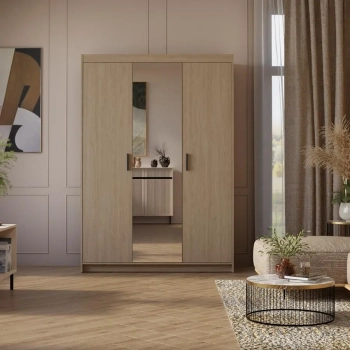 Szafa z lustrem i szufladami duża pojemna