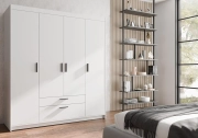 Przejdź do produktu Szafa ELENA WH4D2S 177 cm biały