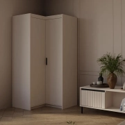 Przejdź do produktu Szafa narożna ELENA BP2D 98 x 98cm  beż piaskowy