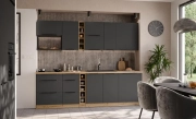 Przejdź do produktu Zestaw mebli kuchennych ARIANA GRAFIT 255cm 