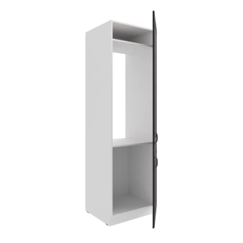 Słupek kuchenny 60 LO-210 2F grafit/biały mat KLEO GRMAT/WH