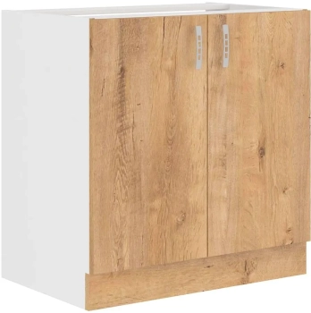 Szafka kuchenna dolna zlewowa 80 ZL 2F BB dąb lefkas SANSA LEFKAS