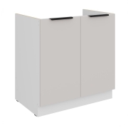 Przejdź do produktu Szafka kuchenna dolna zlewowa 80 ZL 2F BB kaszmir/biały mat KOMA