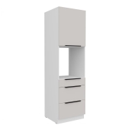 Przejdź do produktu Słupek kuchenny 60 DPS-210 3S 1F kaszmir/biały mat KOMA