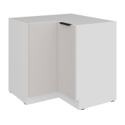 Przejdź do produktu Szafka kuchenna dolna narożna 90x90 DN 1F BB kaszmir/biały mat KOMA