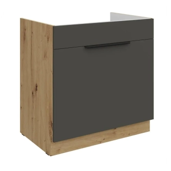 80 ZL 1S BB - ARIA GR-AR Meble kuchenne ARIANA, Meble kuchenne na wymiar, kuchnia na wymiar, szafki kuchenne, fronty antyfinger, szafka z szufladami, zakudowa kuchenna, kuchnie modułowe