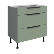 Przejdź do produktu Szafka kuchenna dolna szufladowa 80 D 3S BB dąb morski/antracyt ARIANA AQUAMARINE AFM / ANTRACYT