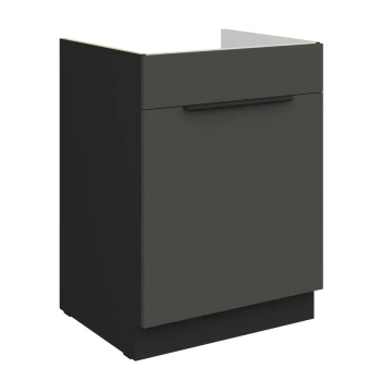 60 ZL 1S BB - ARIA GRAFIT-BL Meble kuchenne ARIANA, Meble kuchenne na wymiar, kuchnia na wymiar, szafki kuchenne, fronty antyfinger, szafka z szufladami, zakudowa kuchenna, kuchnie modułowe