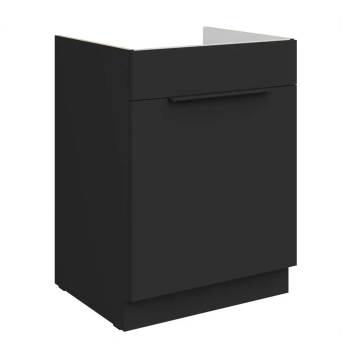 60 ZL 1S BB - ARIA BLACK-BL Meble kuchenne ARIANA, Meble kuchenne na wymiar, kuchnia na wymiar, szafki kuchenne, fronty antyfinger, szafka z szufladami, zakudowa kuchenna, kuchnie modułowe