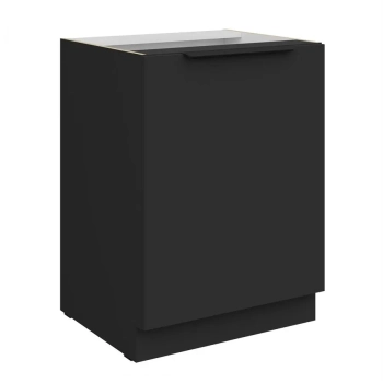 60 D 1F BB - ARIA BLACK-BL Meble kuchenne ARIANA, Meble kuchenne na wymiar, kuchnia na wymiar, szafki kuchenne, fronty antyfinger, szafka z szufladami, zakudowa kuchenna, kuchnie modułowe