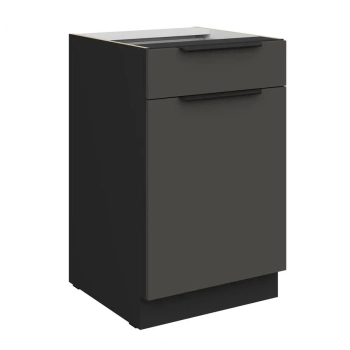 50 D 1F 1S BB - ARIA GRAFIT-BL Meble kuchenne ARIANA, Meble kuchenne na wymiar, kuchnia na wymiar, szafki kuchenne, fronty antyfinger, szafka z szufladami, zakudowa kuchenna, kuchnie modułowe