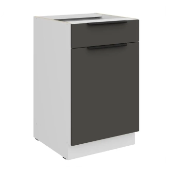 50 D 1F 1S BB - ARIA GRAFIT-WH Meble kuchenne ARIANA, Meble kuchenne na wymiar, kuchnia na wymiar, szafki kuchenne, fronty antyfinger, szafka z szufladami, zakudowa kuchenna, kuchnie modułowe