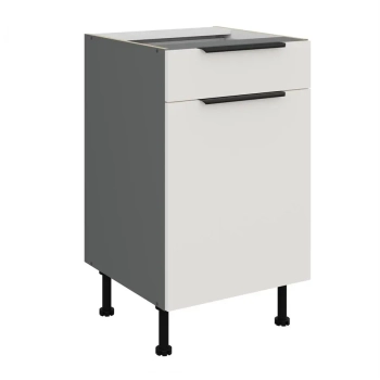 50 D 1F 1S BB - ARIA WHITE-ANT Meble kuchenne ARIANA, Meble kuchenne na wymiar, kuchnia na wymiar, szafki kuchenne, fronty antyfinger, szafka z szufladami, zakudowa kuchenna, kuchnie modułowe