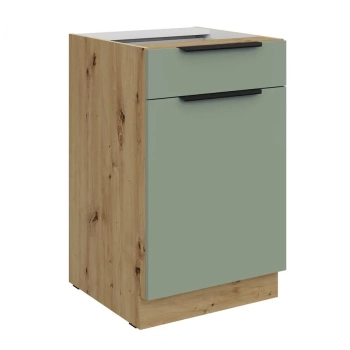 50 D 1F 1S BB - ARIA AQAMARINE-AR Meble kuchenne ARIANA, Meble kuchenne na wymiar, kuchnia na wymiar, szafki kuchenne, fronty antyfinger, szafka z szufladami, zakudowa kuchenna, kuchnie modułowe