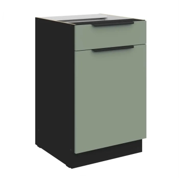 50 D 1F 1S BB - ARIA AQAMARINE-BL Meble kuchenne ARIANA, Meble kuchenne na wymiar, kuchnia na wymiar, szafki kuchenne, fronty antyfinger, szafka z szufladami, zakudowa kuchenna, kuchnie modułowe