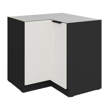 90X90 DN 2F BB - ARIA WHITE-BL Meble kuchenne ARIANA, Meble kuchenne na wymiar, kuchnia na wymiar, szafki kuchenne, fronty antyfinger, szafka z szufladami, zakudowa kuchenna, kuchnie modułowe