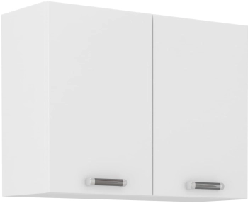 Szafka kuchenna górna 80 G-60 2F czarny/biały mat MEGAN