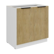 Przejdź do produktu Szafka kuchenna dolna 80 D 2F BB DĄB CREMONA BIAŁY/ANTRACYT/CZARNY/DĄB ARTISAN