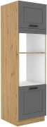 Przejdź do produktu Słupek kuchenny 60 DPM-210 2F ciemny szary mat/dąb artisan LUNEA DUSTGREY/AR