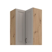 Przejdź do produktu Szafka kuchenna górna narożna 60x60 GN-90 1F (90*) jasny szary/biały mat KLEO CLAYGR/WH  