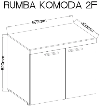 Komoda RUMBA BP