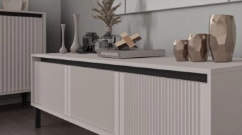 Komoda RTV 303 ASOKA 3S beż piaskowy