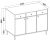 Komoda 2 JAKATA 827 3F 3S eucaliptus