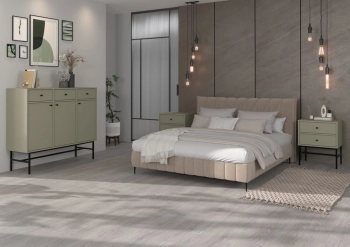 Stolik nocny 3 JAKATA 801 2S eucaliptus