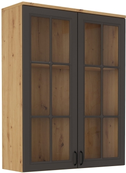 Nadstawka FLORA  GRAR 100 2D grafit mat/ dąb artisan