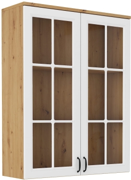 Nadstawka FLORA  WHAR 100 2D biały mat/ dąb artisan