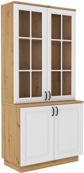 Nadstawka FLORA  WHAR 100 2D biały mat/ dąb artisan