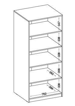 Szafka ALTO 111 2F dąb artisan