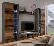 Przejdź do produktu Meblościanka ROMA XL OLDMAT01 old wood/matera