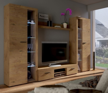 Meblościanka ROMA XL mebe do pokoju RUMBA komoda witryna