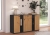 Komoda SARSA MDF LAMELE AR/MAT20 dąb artisan/matera