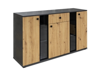 Komoda SARSA MDF LAMELE AR/MAT20 dąb artisan/matera