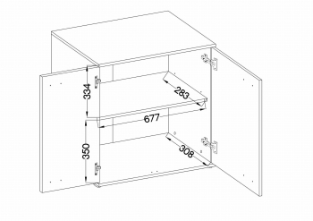 Komoda MARKO 3 / 2T  biała