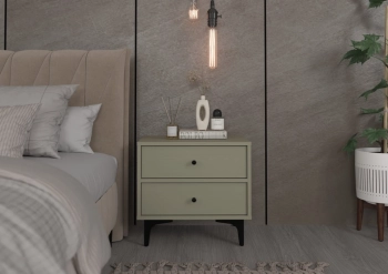 Stolik nocny JAKATA 801 2S eucaliptus