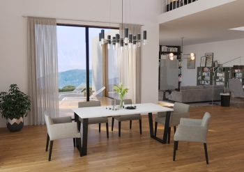 Stół industralny loft  CERES 185x90 cm