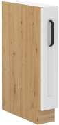 Przejdź do produktu Szafka kuchenna dolna 15 D CARGO BB biały mat/dab artisan LUNEA WH/AR