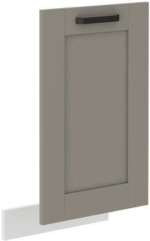 Front do zabudowy zmywarki ZM 713x446 jasny szary/biały mat LAURA CLAYGREY/WH